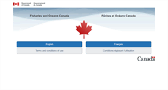 Desktop Screenshot of dfo-mpo.gc.ca